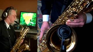 Hello  baritone saxophone  Runyon Quantum Delrin  19  Fibracell medium [upl. by Shumway]