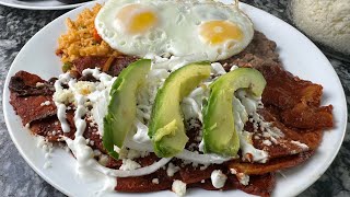 Los mejores chilaquiles rojos [upl. by Noeht356]