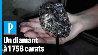 Le 2e plus gros diamant brut du monde exposé à Paris [upl. by Euqinorev575]