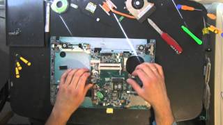 SONY VAIO VPCEA24FM take apart video disassemble how to open disassembly [upl. by Aneled]