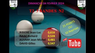 LBCVL  3 Bandes N2 Tour 2  Billard 4 [upl. by Euphemie]