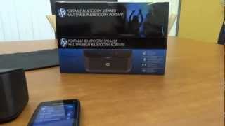 HP Portable Bluetooth Speaker Review for Laptops or Smartphones [upl. by Christenson]