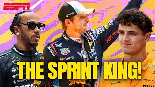 Max Verstappen back on top 🥇 Austin Sprint Race Reaction  ESPN F1 [upl. by Latihs904]