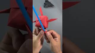 A very fun rotating aircraft easy to fold and fun handmade paperplane handicraft papercrafts [upl. by Anahsirk]