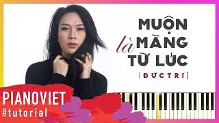 Karaoke Muộn màng là từ lúc  Mỹ Tâm Tone nam trầm [upl. by Ettezyl]