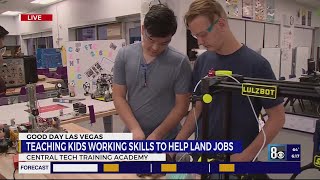 CCSD school offers technical training to help students land jobs after high school [upl. by Aynatan398]