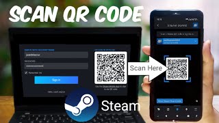 How to scan steam QR code using your phone  sign in on steam using QR code [upl. by Atisor]