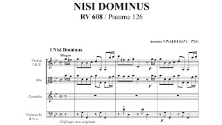 Antonio Vivaldi  Nisi Dominus RV 608 w score Soloist Andreas Scholl [upl. by Nnylrahc]