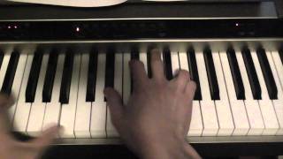 How to play Coldplay  Swallowed In The Sea on piano Part 3 [upl. by Winsor]