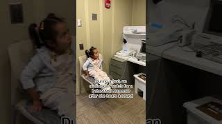 What does hearing test look like for a deaf kid deaf asl audiology hearingaids [upl. by Say]