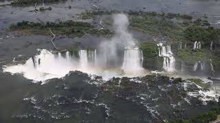 Helicopter ride above the Iguazu Falls from the Brazilian side 2 [upl. by Maurine]