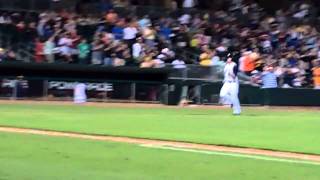 Evan Longoria Homers in Rehab w Montgomery Biscuits 42811 [upl. by Nagem817]