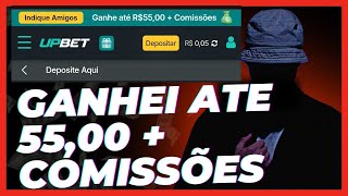 PLATAFORMA UPBET PAGANDO COMISSÕES E CPA DIÁRIA POR INDICAÇÕES 5500  COMISSÕES UP BET COMO PAGAR [upl. by Arymas]