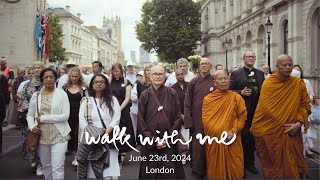 Walk with Me Multi  Faith Peace Walk  23rd June 2024 London [upl. by Arod896]