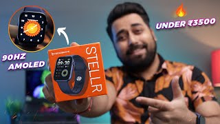 Crossbeats Ignite Stellr Review⚡ 90Hz AMOLED 😍 Best Bluetooth Calling Smartwatch Under 3500 ⌚❓😍 [upl. by Edelson]