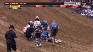 X Games Los Angeles 2012 Myles Richmond Crash [upl. by Lizabeth]