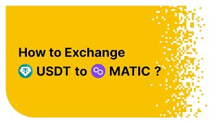 How to Convert USDT to MATIC  onlycryptoexchange [upl. by Aem]