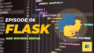 Flask  Episode 06 Make a Responsive Webpage  In Hindi [upl. by Dnomrej]