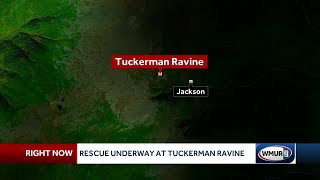 Two people rescued at Tuckerman Ravine authorities say [upl. by Netsyrc]