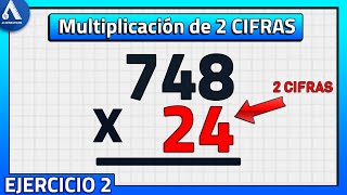 MULTIPLICACIÓN por 2 CIFRAS  Multiplicar Paso a Paso Super fácil [upl. by Etna]