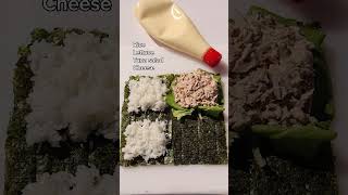 Rice Musubi with Kewpie Mayo cooking sandwichtime easyrecipe [upl. by Crellen]