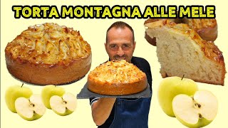 TORTA quotMONTAGNA ALLE MELEquot MORBIDISSIMA RICETTA SPETTACOLARE CON PUREA DI MELE CORSO DI PASTICCERIA [upl. by Sylas989]