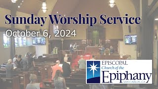 Oct 6 Episcopal Worship  Epiphany San Carlos [upl. by Haneehs436]