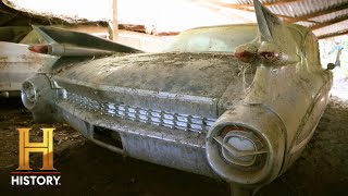 American Pickers Risky Coin Toss for a RARE 59 Cadillac Fleetwood Season 23 [upl. by Cathrine]