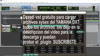 DEXED VST GRATUITO PARA CARGAR SONIDOS DEL YAMAHA DX7 [upl. by Aibar98]