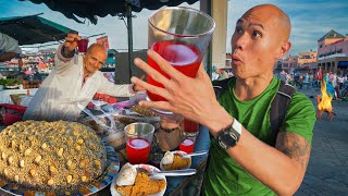 BEST Moroccan Street Food in Marrakech Morocco  RABBIT TAGINE amp MSEMEN WRAP  MARRAKESH FOOD TOUR [upl. by Idur]