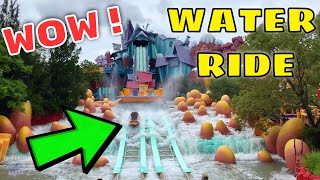 4K Dudley DoRights Ripsaw Falls POV Water Log Ride Islands of Adventure Universal Orlando [upl. by Edina]