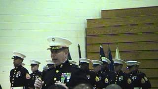 Retirement Ceremony for Master Gunnery Sergeant Johnny E Clark PT1 [upl. by Dru]