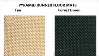 Vinyl Runner Floor Mats Rolls Textured with Color Options [upl. by Namwen410]