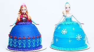 HOW TO MAKE A DISNEY PRINCESS SISTERS CAKE  NERDY NUMMIES [upl. by Redford]