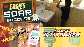 Soar to Success in the Bathroom PBIS video  CES Eagles [upl. by Peppel]