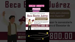 📌🎓Convocatoria de registro Alumnos nivel Superior podrán solicitar Beca Benito Juárez en esta fecha [upl. by Melar633]