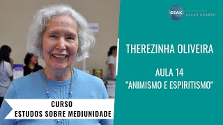 THEREZINHA OLIVEIRA  CURSO ESTUDOS SOBRE MEDIUNIDADE  AULA 14  quotANIMISMO E ESPIRITISMOquot [upl. by Boyd]