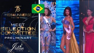 MISS BRASIL EN LA PRELIMINAR DE MISS UNIVERSO 2024  Salidas [upl. by Iderf]