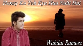 Wahdat Rameez  Honay Ko Toh Kya Hua Nhi Hai Virsa Heritage Revived Present [upl. by Enelahs]