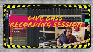 Live Bass Recording Editing and quantizing session [upl. by Hsirrehc]