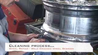 Wheel Repair  Cracked Rim Welding [upl. by Hauhsoj749]