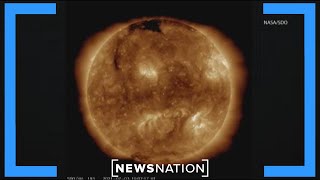 Solar storm could cause disruptions to radio GPS  NewsNation Now [upl. by Eneleh333]