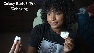 Samsung Galaxy Buds 3 Pro Unboxing amp First Impressions [upl. by Nonaihr]