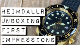 Heimdallr Marine “Shark” Master 300 M Diver Unboxing And First Impressions [upl. by Chassin]