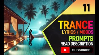 Suno AI Uplifting Trance Music  Vocal Trance Prompts  Artificial Intelligence  Playlist 2024 [upl. by Assiled527]