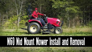 YANMAR Academy  Install and Removal of the M60 MidMount Mower [upl. by Hairym]