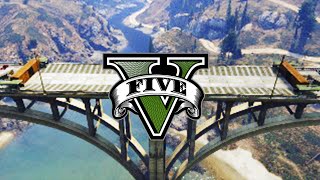 GTA V Online BATEBATE INSANO em cima da PONTE UES [upl. by Mascia]