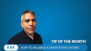 How to Balance an Industrial Ventilation System [upl. by Halonna]