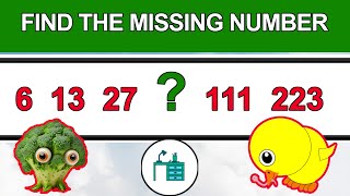 Number Pattern  Can you find what number the question mark is  Math Logic Puzzles [upl. by Nraa634]