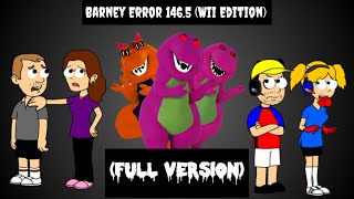 Barney error 1465 Wii edition Full Version [upl. by Lenahs]